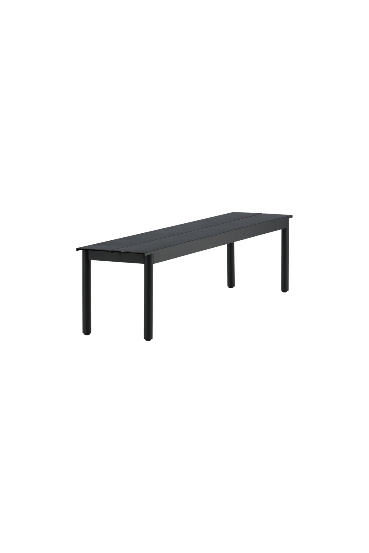 Modena Outdoor - Sitzbank - schwarz/Aluminum - Outdoor - Sitzbänke - ALVAHOME