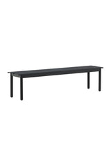 Modena Outdoor - Sitzbank - schwarz/Aluminum - Outdoor - Sitzbänke - ALVAHOME