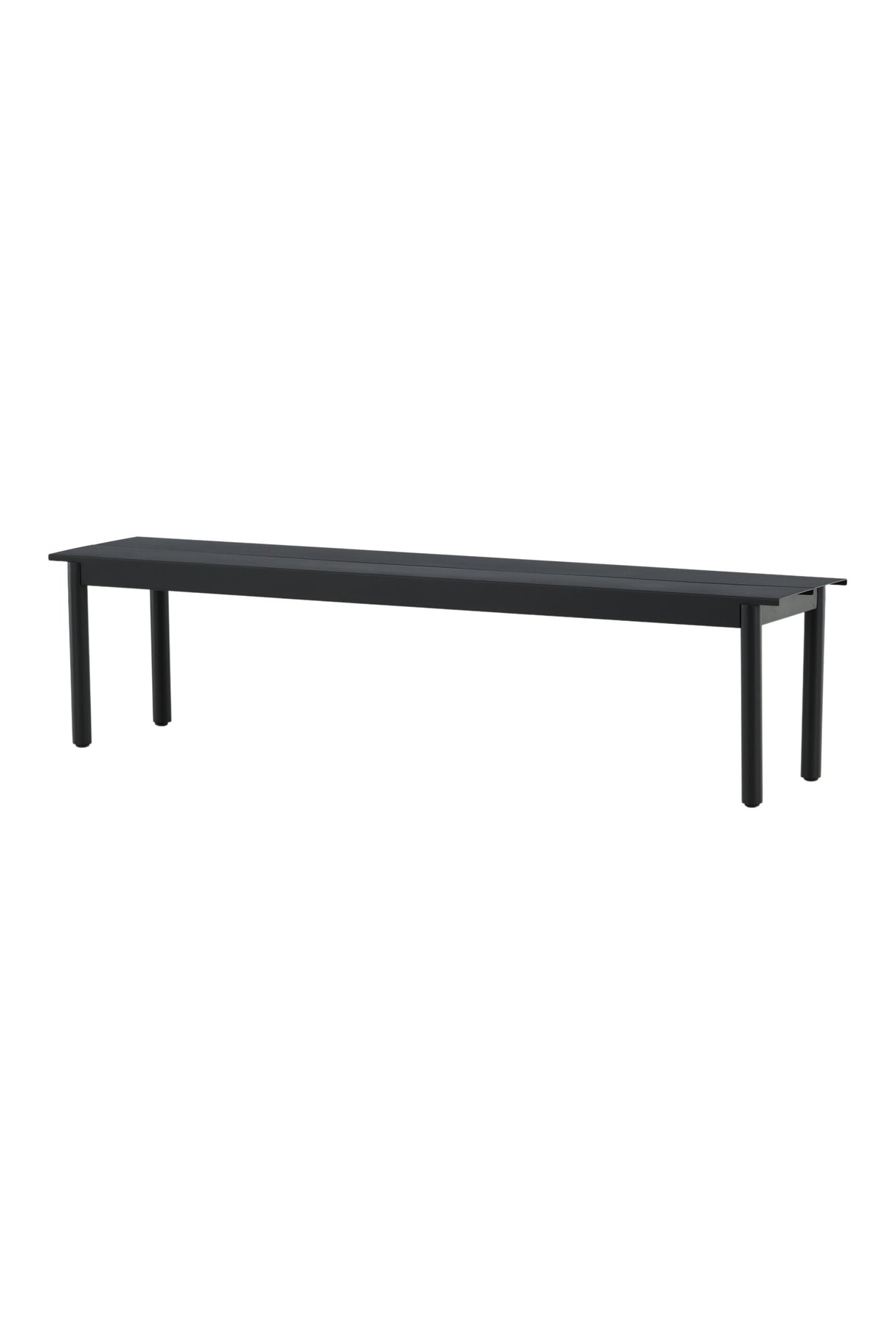 Modena Outdoor - Sitzbank - schwarz/Aluminum - Outdoor - Sitzbänke - ALVAHOME