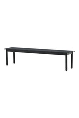 Modena Outdoor - Sitzbank - schwarz/Aluminum - Outdoor - Sitzbänke - ALVAHOME