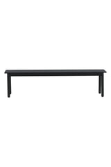 Modena Outdoor - Sitzbank - schwarz/Aluminum - Outdoor - Sitzbänke - ALVAHOME