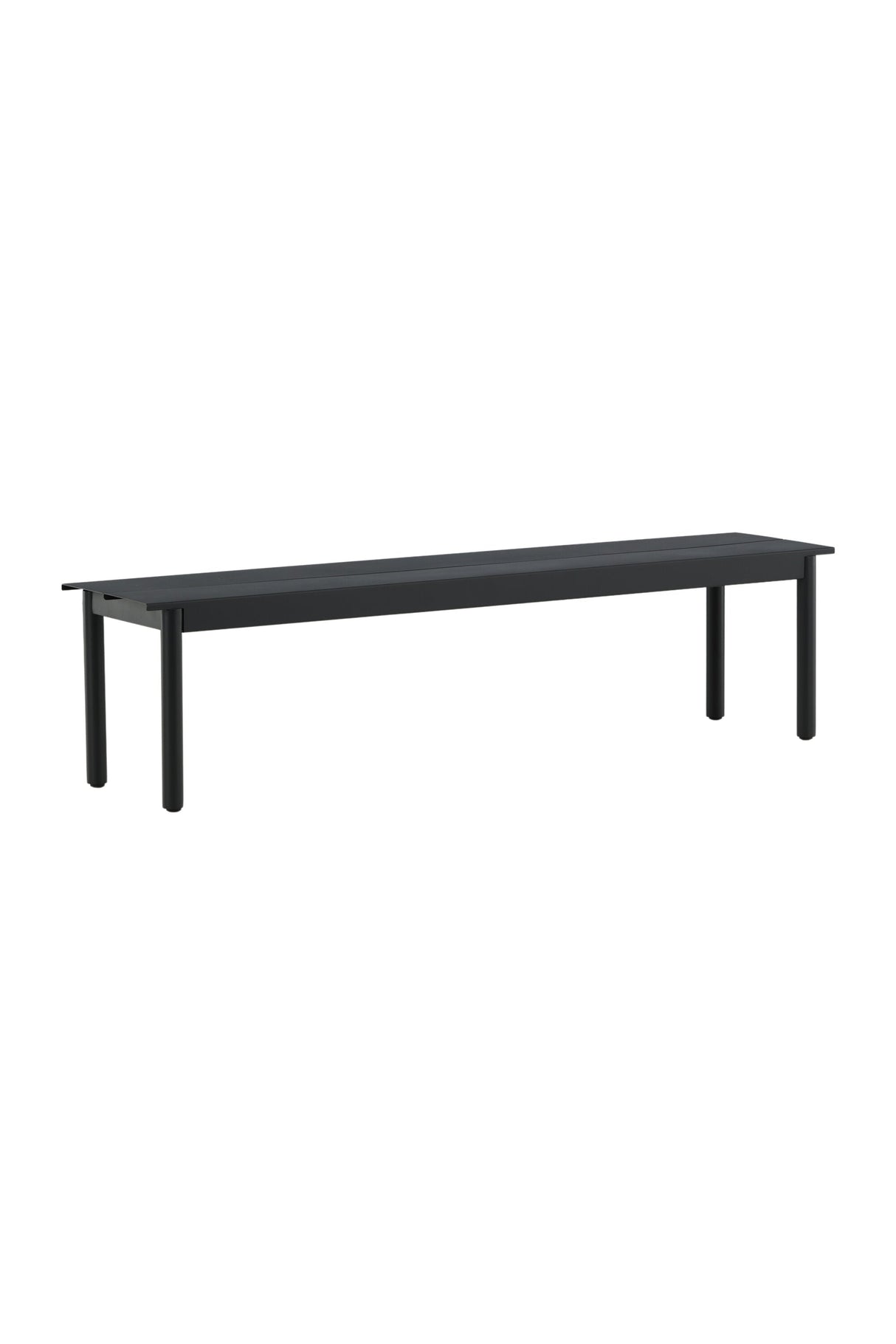 Modena Outdoor - Sitzbank - schwarz/Aluminum - Outdoor - Sitzbänke - ALVAHOME