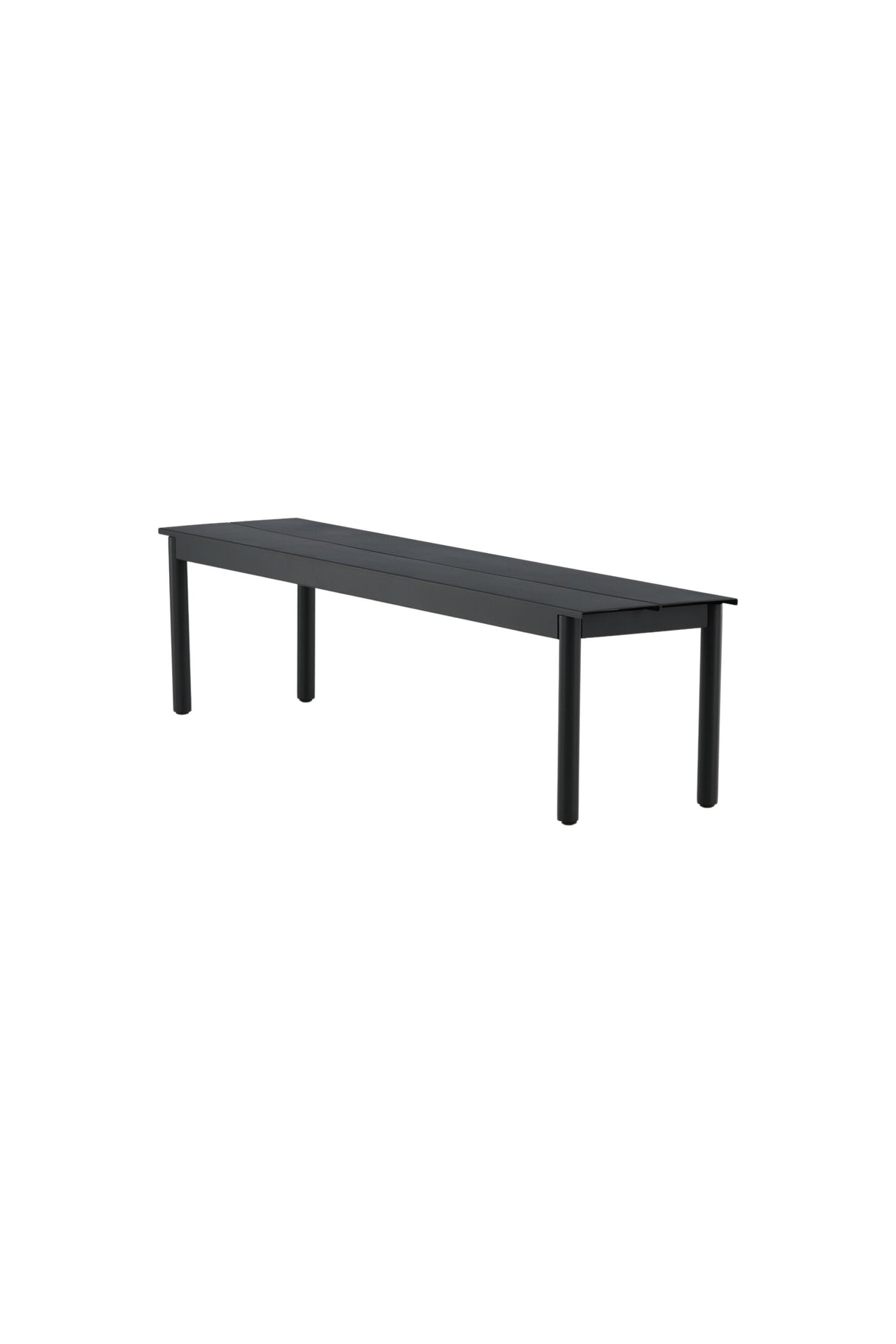 Modena Outdoor - Sitzbank - schwarz/Aluminum - Outdoor - Sitzbänke - ALVAHOME