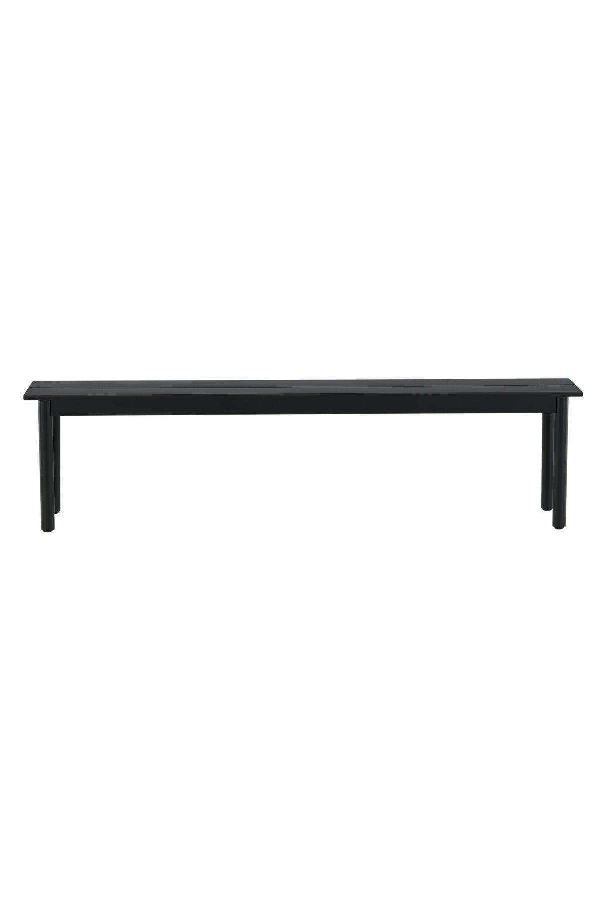 Modena Outdoor - Sitzbank - schwarz/Aluminum - Outdoor - Sitzbänke - ALVAHOME