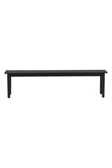 Modena Outdoor - Sitzbank - schwarz/Aluminum - Outdoor - Sitzbänke - ALVAHOME
