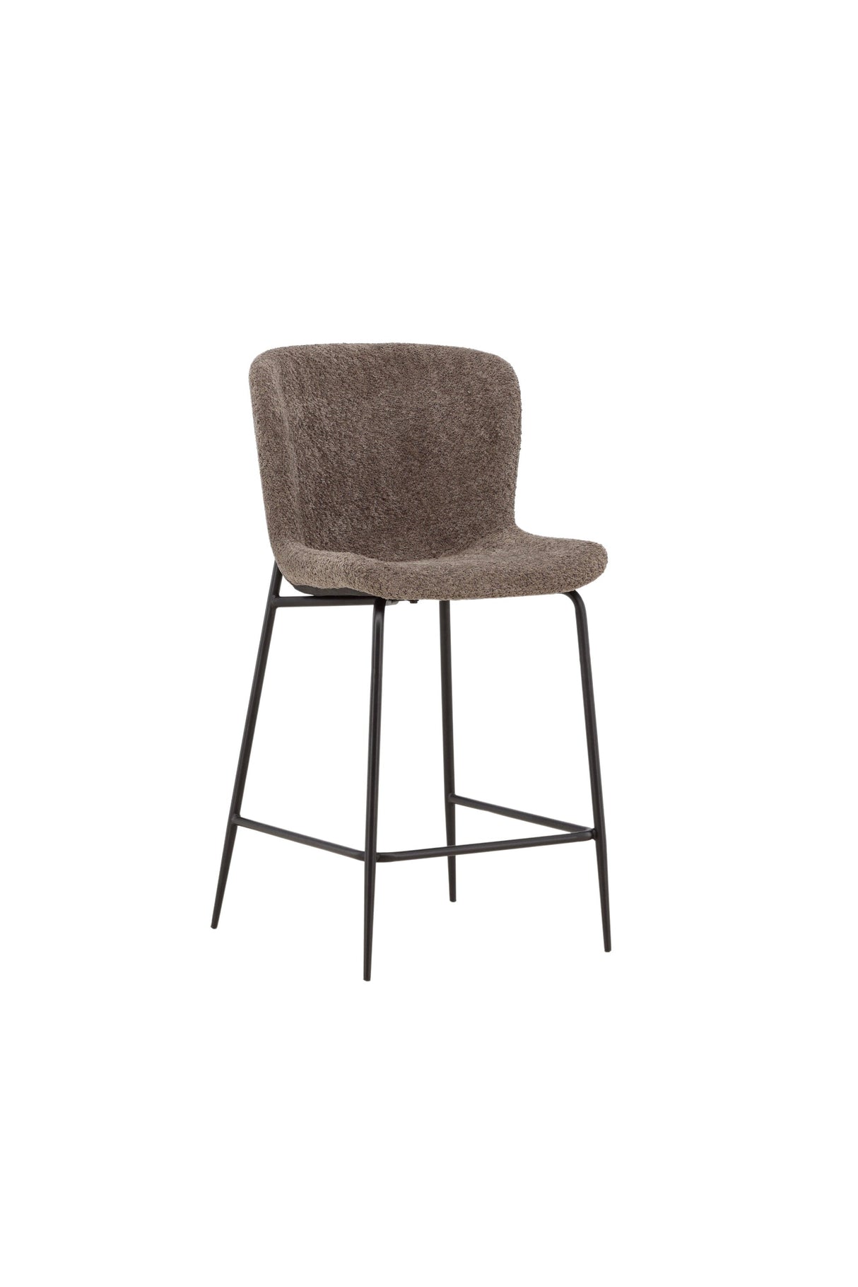Modesto Barhocker - braun/Bouclé - Barhocker - ALVAHOME