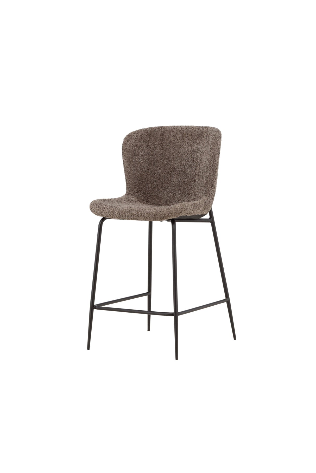 Modesto Barhocker - braun/Bouclé - Barhocker - ALVAHOME