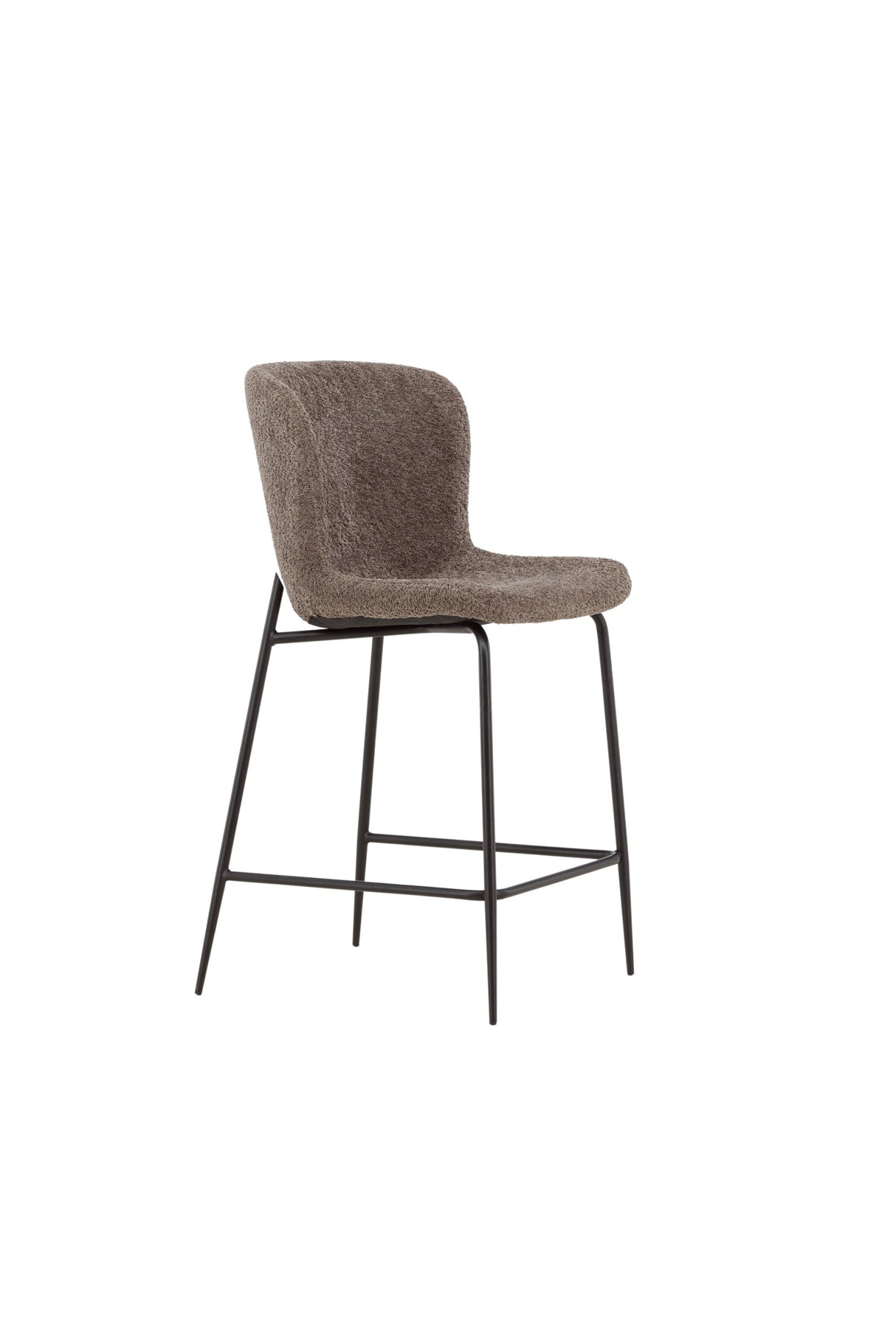 Modesto Barhocker - braun/Bouclé - Barhocker - ALVAHOME