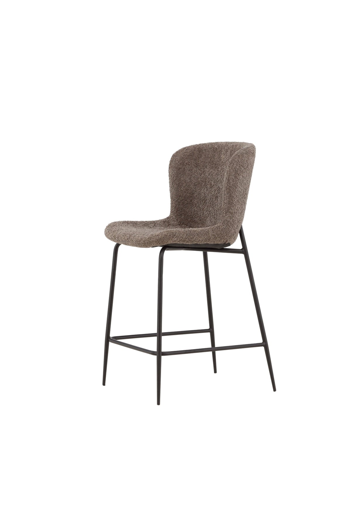Modesto Barhocker - braun/Bouclé - Barhocker - ALVAHOME