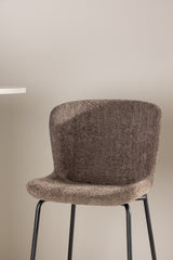 Modesto Barhocker - braun/Bouclé - Barhocker - ALVAHOME