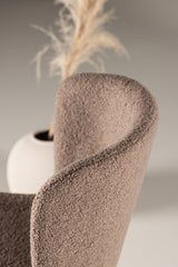Modesto Esszimmerstuhl - braun/Polyester - Teddy - Essstühle - ALVAHOME