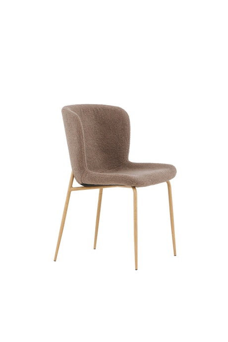 Modesto Esszimmerstuhl - braun/Polyester - Teddy - Essstühle - ALVAHOME