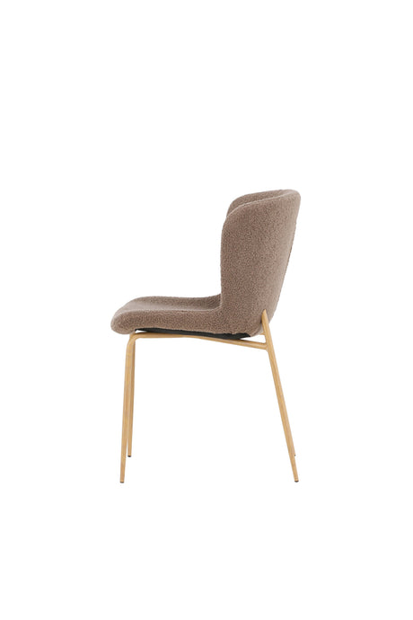 Modesto Esszimmerstuhl - braun/Polyester - Teddy - Essstühle - ALVAHOME