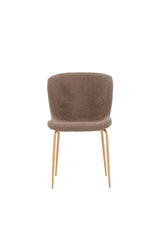 Modesto Esszimmerstuhl - braun/Polyester - Teddy - Essstühle - ALVAHOME