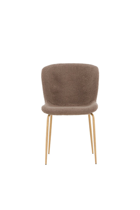 Modesto Esszimmerstuhl - braun/Polyester - Teddy - Essstühle - ALVAHOME