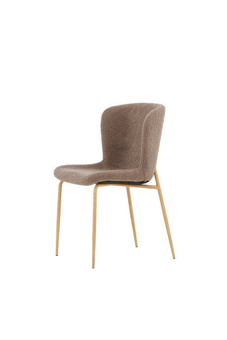 Modesto Esszimmerstuhl - braun/Polyester - Teddy - Essstühle - ALVAHOME