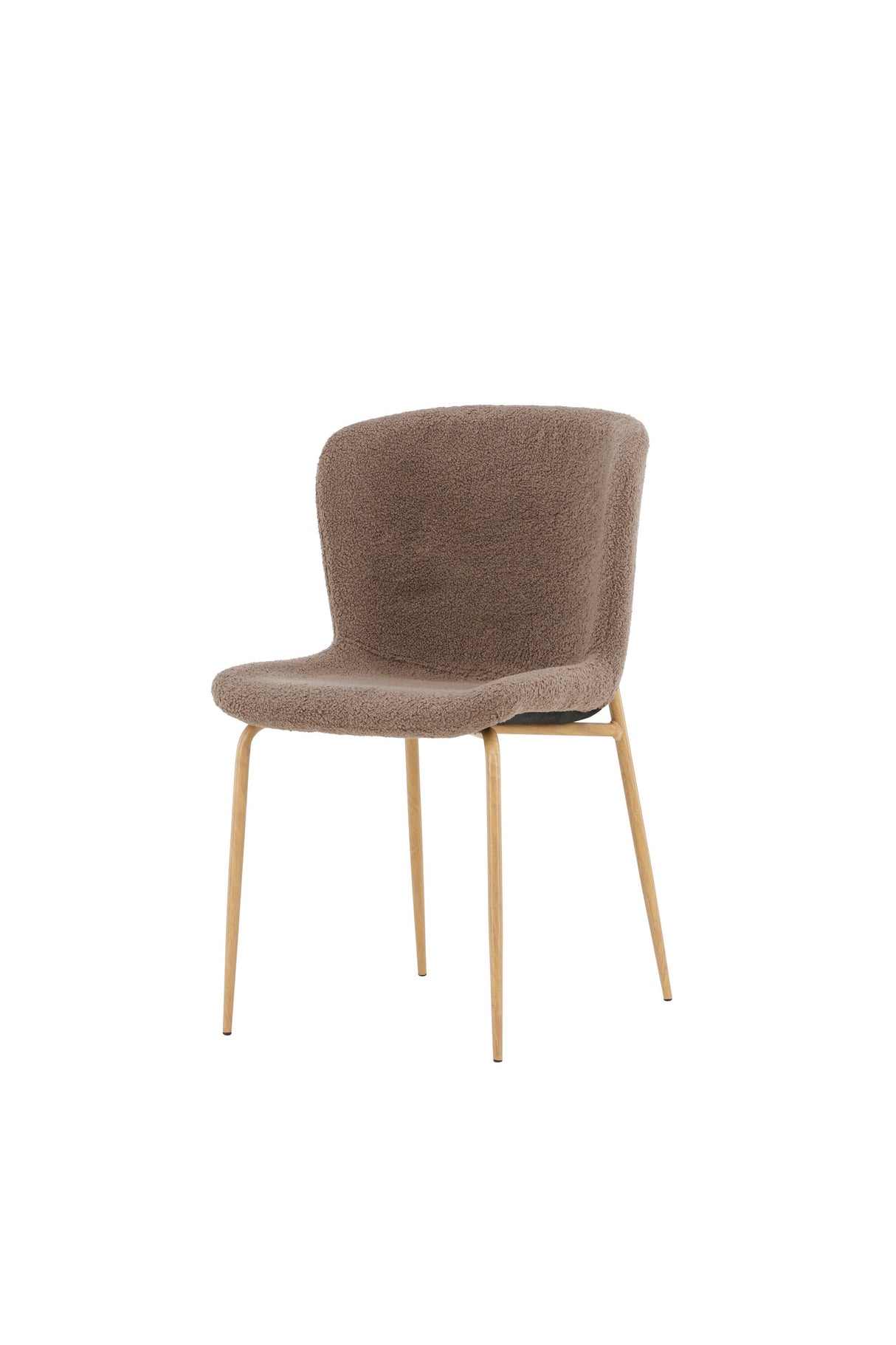 Modesto Esszimmerstuhl - braun/Polyester - Teddy - Essstühle - ALVAHOME