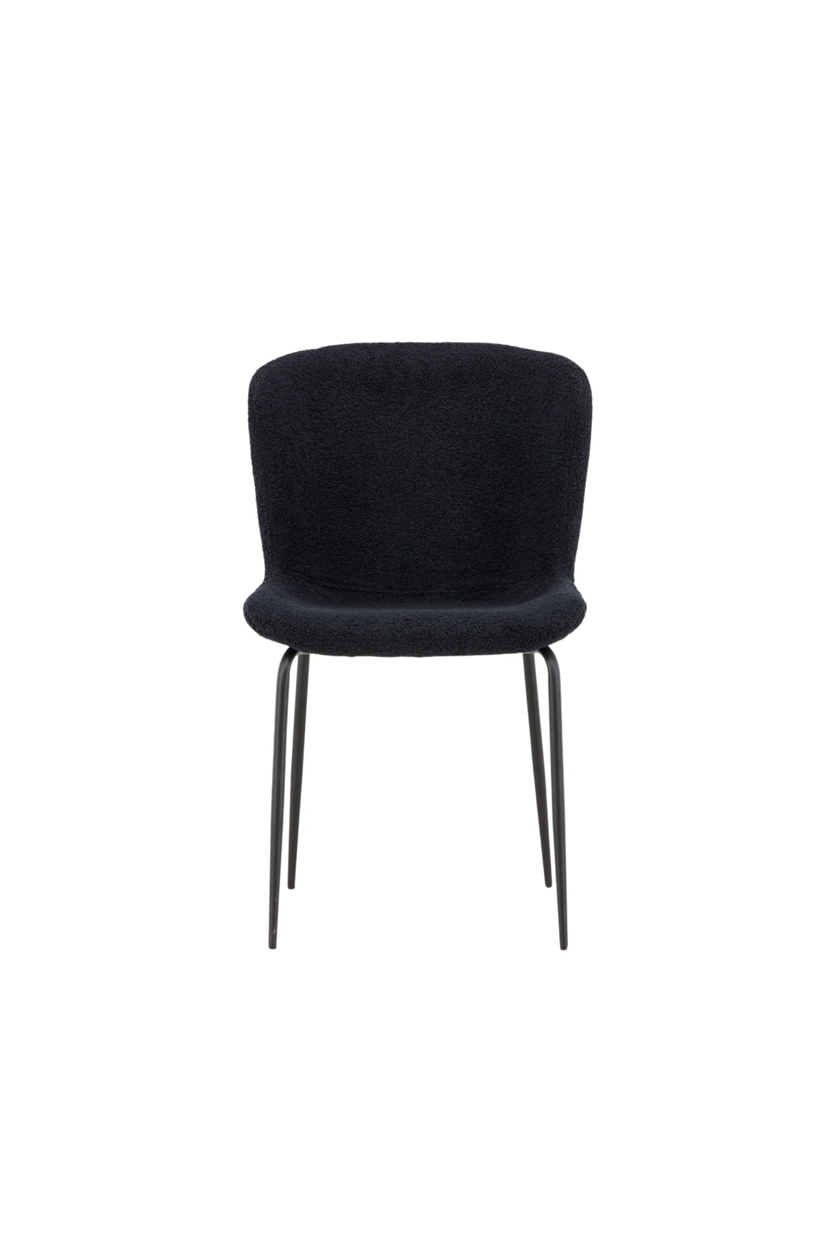 Modesto Esszimmerstuhl - schwarz/Polyester - Teddy - Essstühle - ALVAHOME