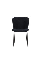 Modesto Esszimmerstuhl - schwarz/Polyester - Teddy - Essstühle - ALVAHOME