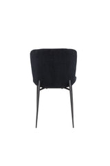 Modesto Esszimmerstuhl - schwarz/Polyester - Teddy - Essstühle - ALVAHOME