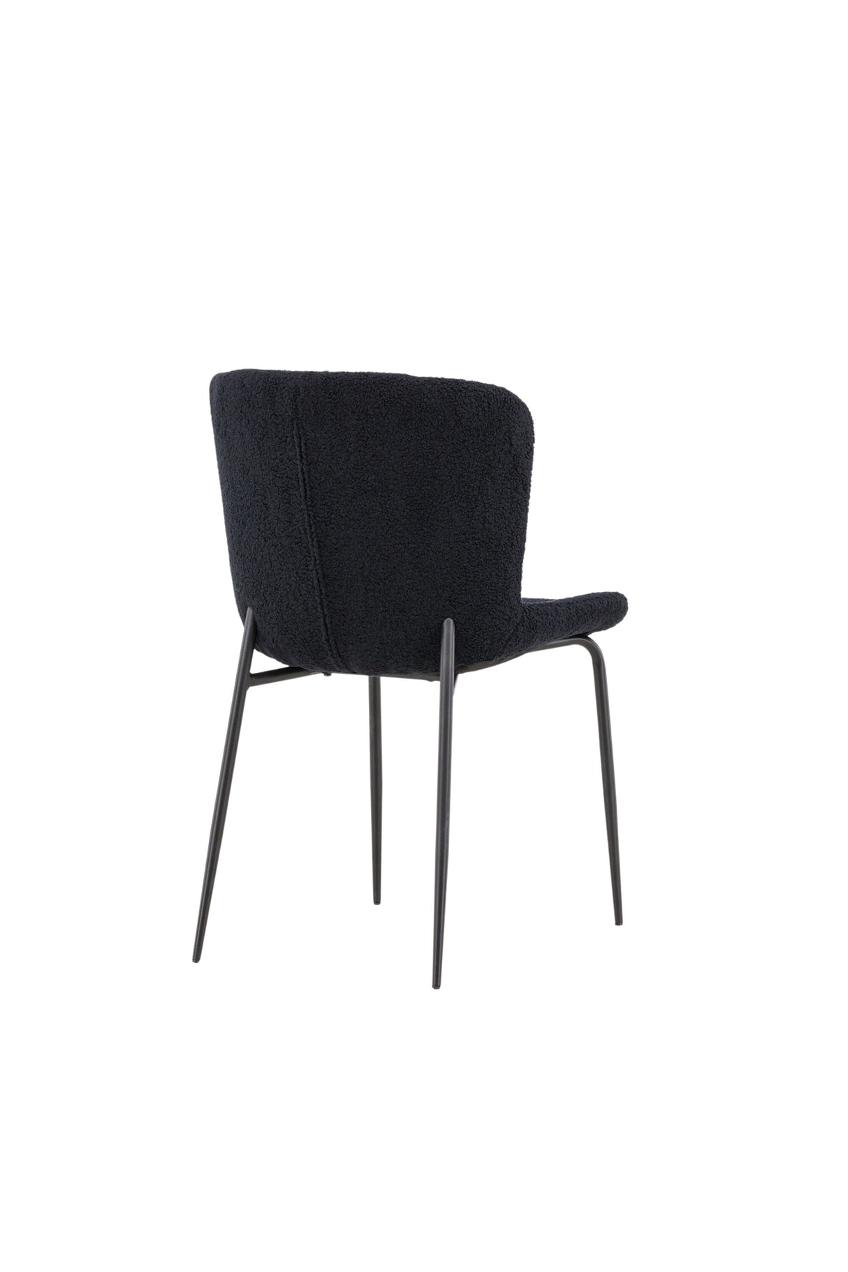 Modesto Esszimmerstuhl - schwarz/Polyester - Teddy - Essstühle - ALVAHOME