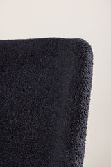 Modesto Esszimmerstuhl - schwarz/Polyester - Teddy - Essstühle - ALVAHOME