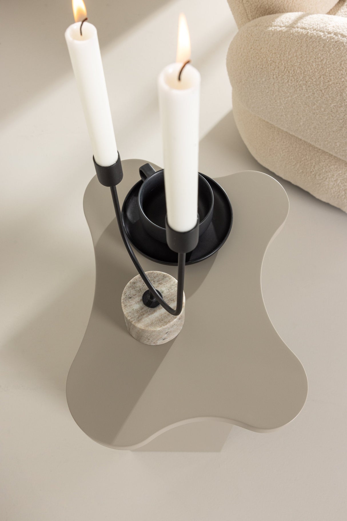 Molde Beistelltisch - beige/MDF - Beistelltische - ALVAHOME