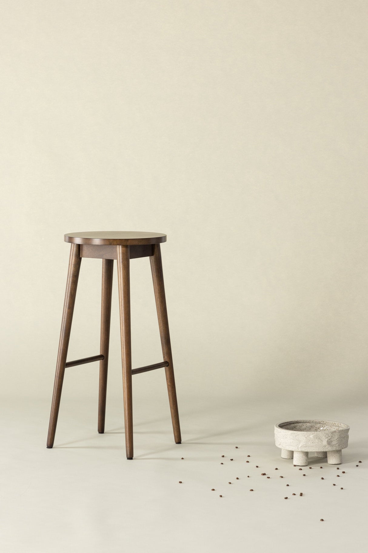 Mollösand Barhocker - mokka/Gummiholz - Barhocker - ALVAHOME