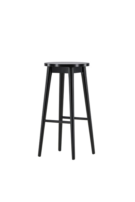 Mollösand Barhocker - schwarz/Gummiholz - Barhocker - ALVAHOME