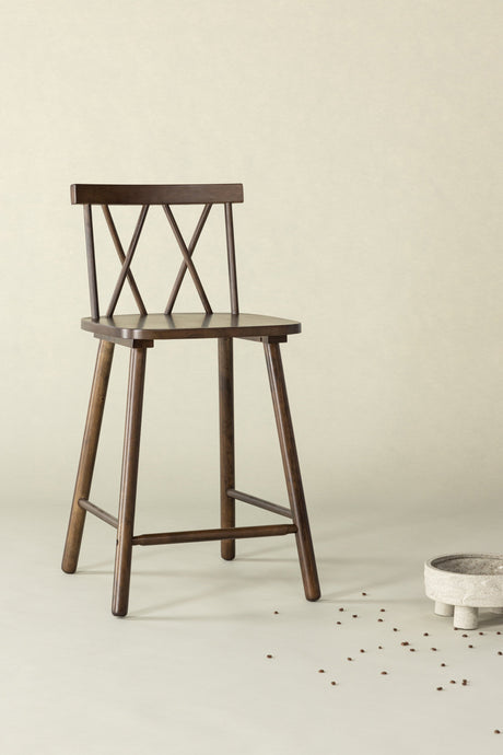 Mollöström Barhocker - mokka/Gummiholz - Barhocker - ALVAHOME