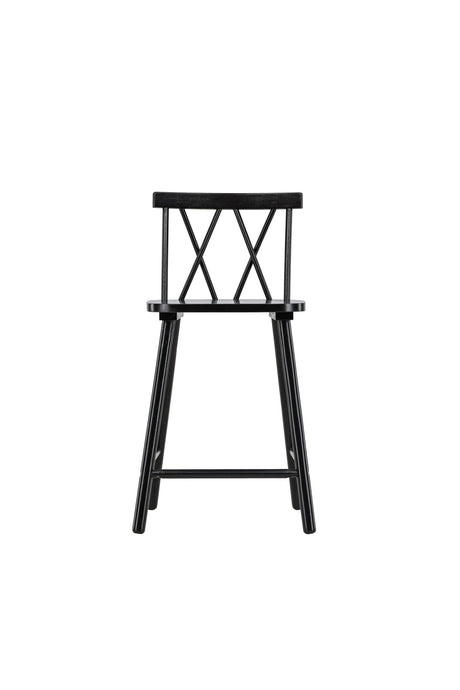 Mollöström Barhocker - schwarz/Gummiholz - Barhocker - ALVAHOME
