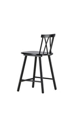 Mollöström Barhocker - schwarz/Gummiholz - Barhocker - ALVAHOME