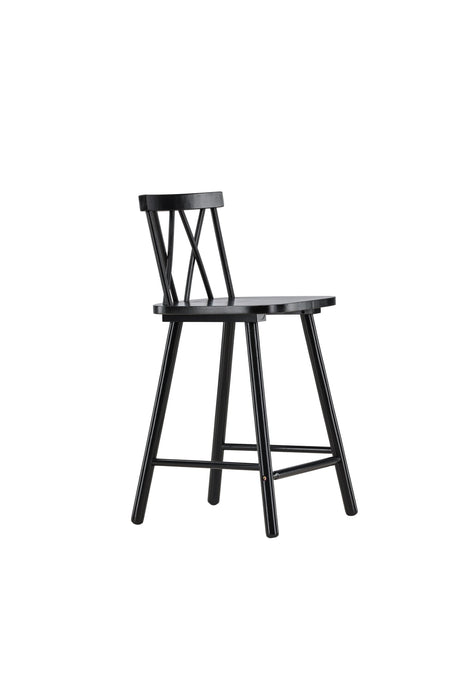 Mollöström Barhocker - schwarz/Gummiholz - Barhocker - ALVAHOME