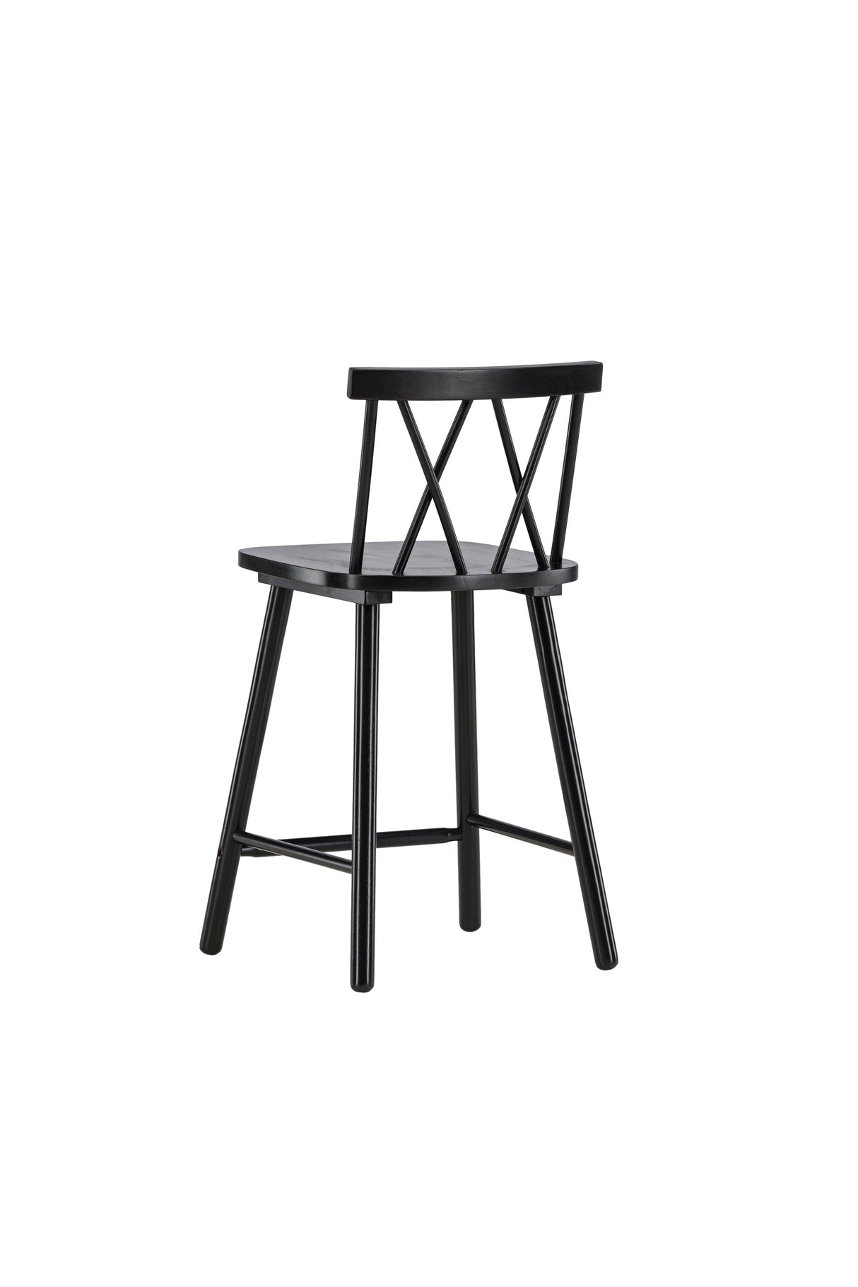 Mollöström Barhocker - schwarz/Gummiholz - Barhocker - ALVAHOME