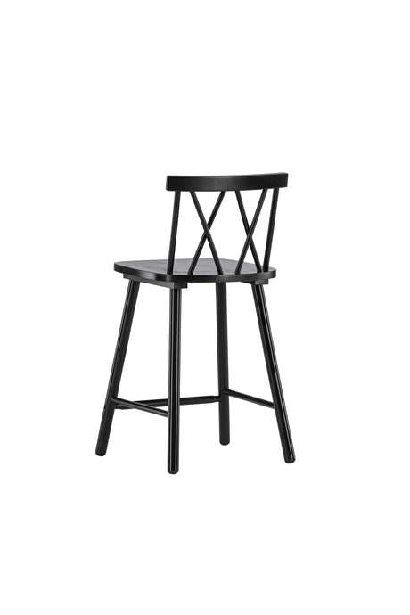Mollöström Barhocker - schwarz/Gummiholz - Barhocker - ALVAHOME