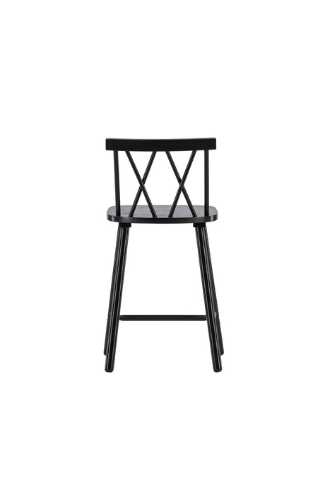 Mollöström Barhocker - schwarz/Gummiholz - Barhocker - ALVAHOME