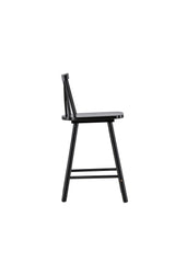 Mollöström Barhocker - schwarz/Gummiholz - Barhocker - ALVAHOME