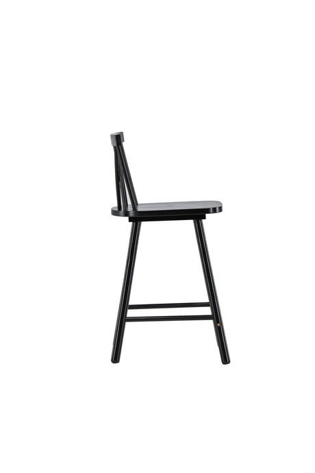 Mollöström Barhocker - schwarz/Gummiholz - Barhocker - ALVAHOME
