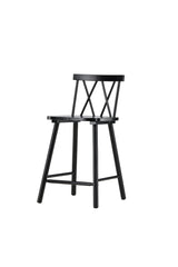 Mollöström Barhocker - schwarz/Gummiholz - Barhocker - ALVAHOME