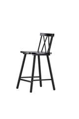 Mollöström Barhocker - schwarz/Gummiholz - Barhocker - ALVAHOME