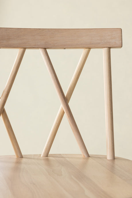 Mollöström Barhocker - white - wash/Gummiholz - Barhocker - ALVAHOME