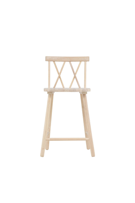 Mollöström Barhocker - white - wash/Gummiholz - Barhocker - ALVAHOME