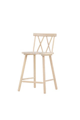 Mollöström Barhocker - white - wash/Gummiholz - Barhocker - ALVAHOME