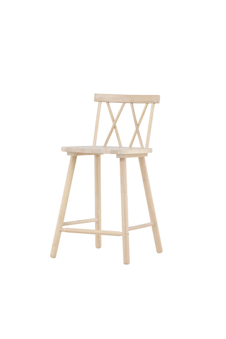 Mollöström Barhocker - white - wash/Gummiholz - Barhocker - ALVAHOME