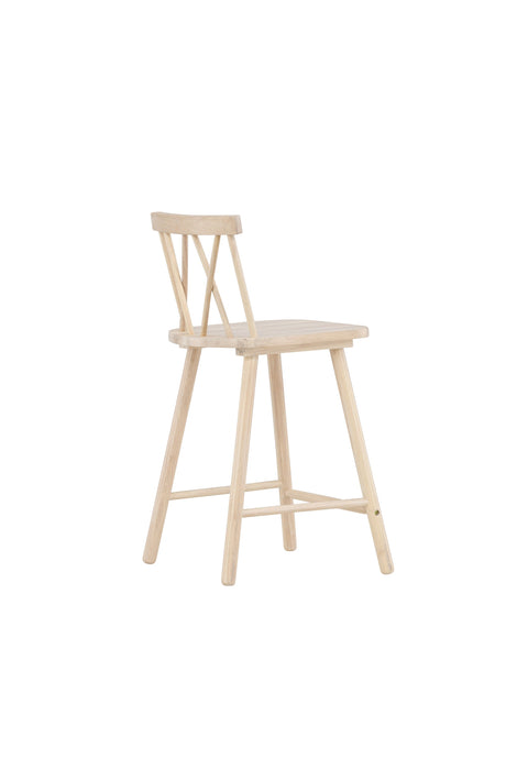 Mollöström Barhocker - white - wash/Gummiholz - Barhocker - ALVAHOME