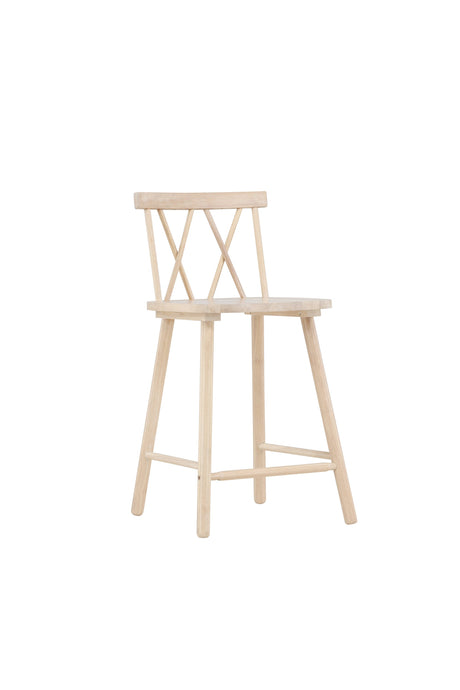 Mollöström Barhocker - white - wash/Gummiholz - Barhocker - ALVAHOME