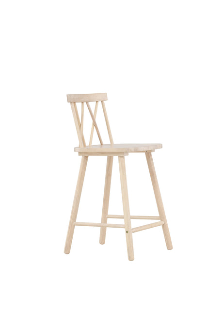 Mollöström Barhocker - white - wash/Gummiholz - Barhocker - ALVAHOME