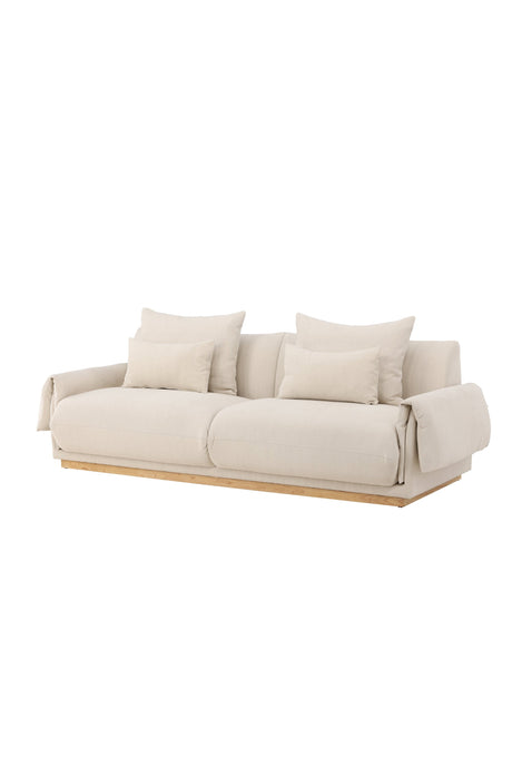 Mollösund 3 - Sitzer Sofa - beige/Baumwolle - 3 - Sitzer Sofas - ALVAHOME