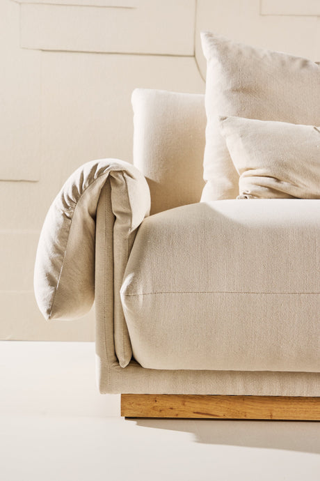 Mollösund 3 - Sitzer Sofa - beige/Baumwolle - 3 - Sitzer Sofas - ALVAHOME