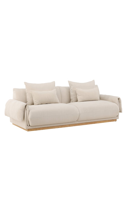 Mollösund 3 - Sitzer Sofa - beige/Baumwolle - 3 - Sitzer Sofas - ALVAHOME